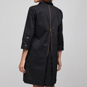Hinson Wu Alessa 3/4 Sleeve Dress Size Small Black NWT $280